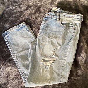 KanCan Light Blue Distressed Boyfriend Jeans
